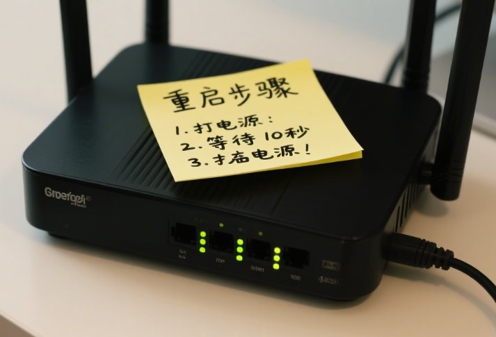 重启网络设备