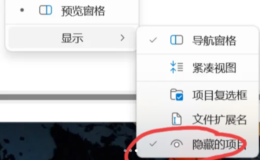 文件夹有文件却看不见是怎么回事