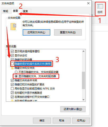 电脑隐藏的文件夹怎么找出来
