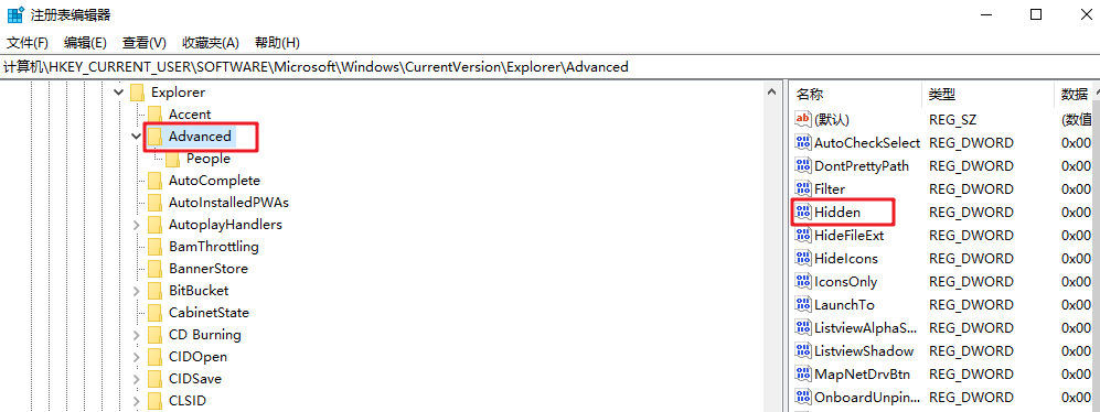 显示隐藏文件打开还是看不到文件