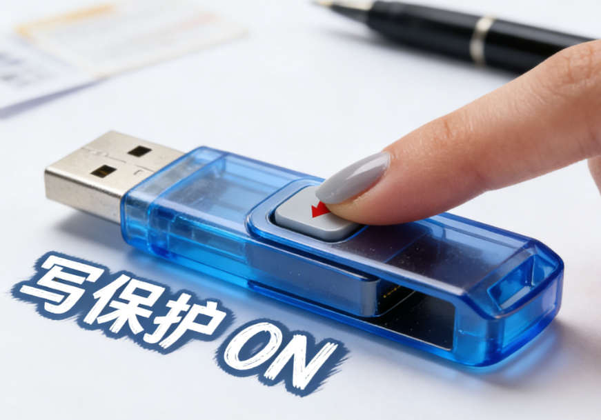 检查一下u盘有没有物理开关