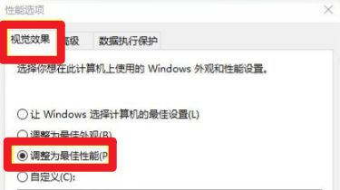 调整系统视觉效果