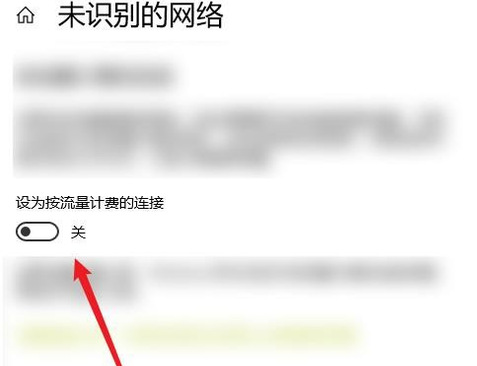 设置“按流量计费的连接”