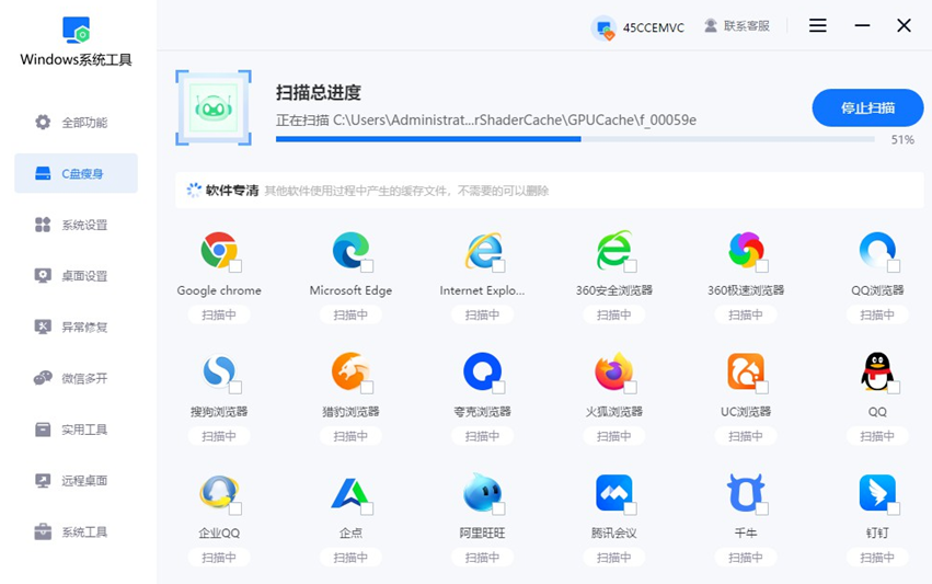 扫描过程