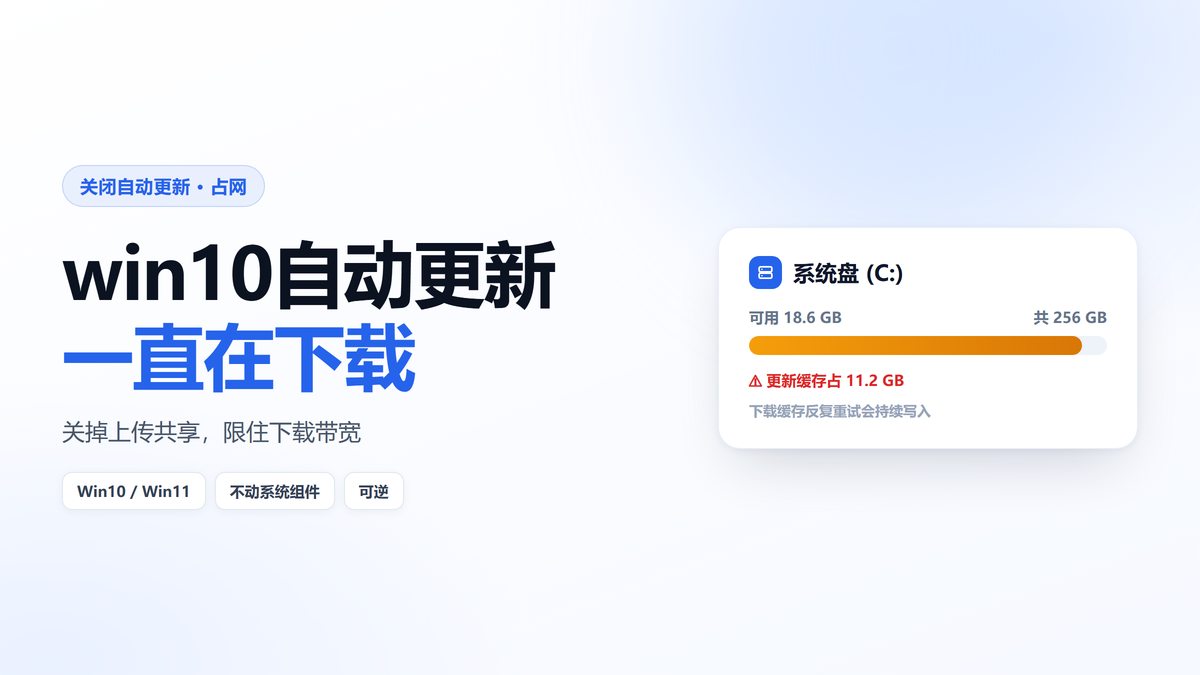 系统盘被更新缓存占用11GB的示意图