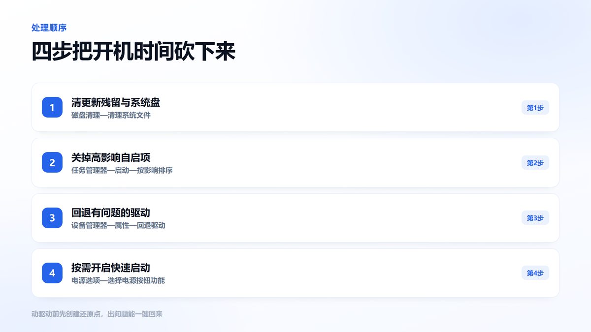 优化开机速度的四个步骤图